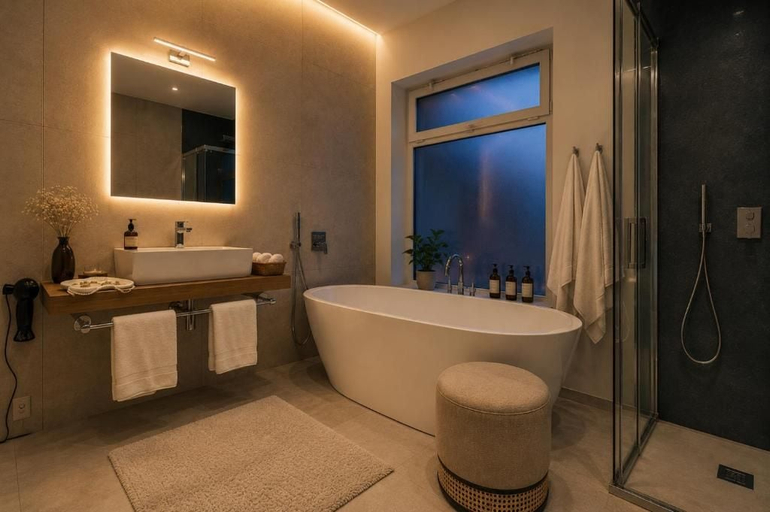 Bathroom 4, Syraka Design Rooms & Suites, Syracuse