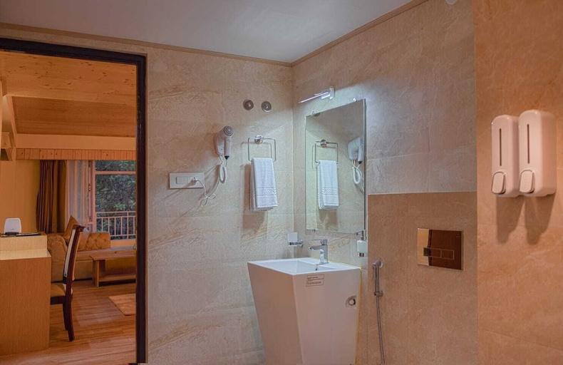 Bathroom 4, Treenz Hotels, East Sikkim