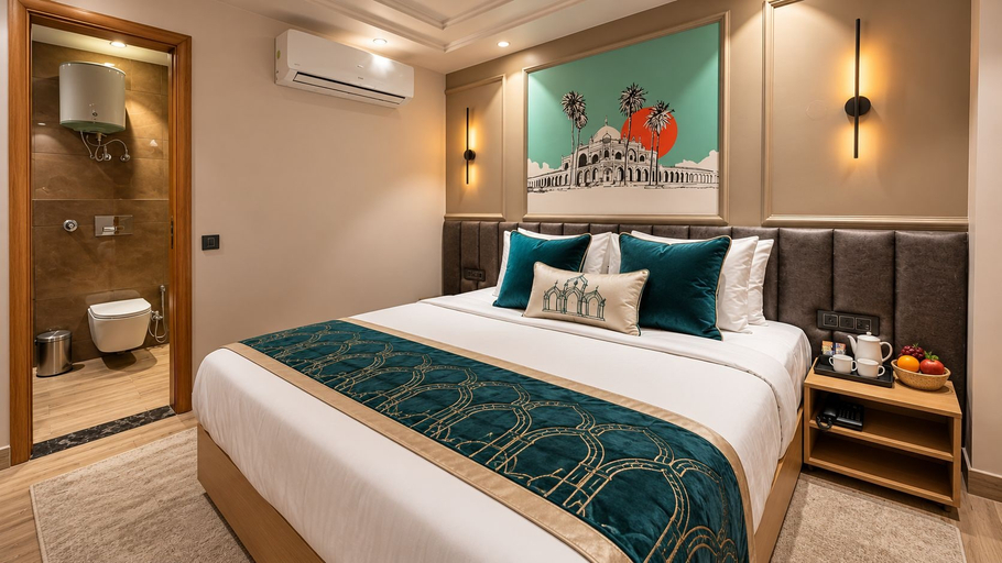 Room 2, Hotel IP Pavilion By Qotel Shahdara, Delhi