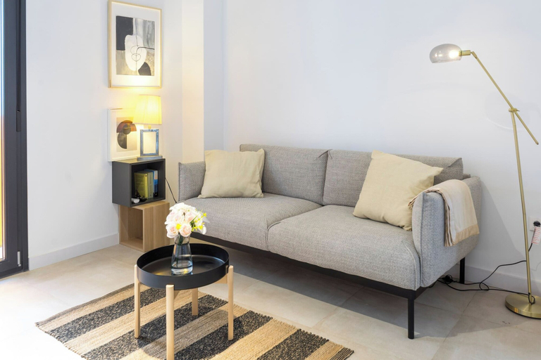 Living area 3, Housing Ollerias by Sharingco, Málaga