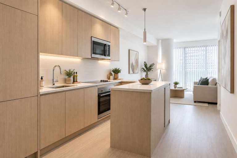Private kitchen, Soria Hotel & Suites, Toronto