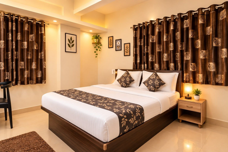 Room 4, Royal Komfort Inn By ReV-Kalyani Nagar, Pune