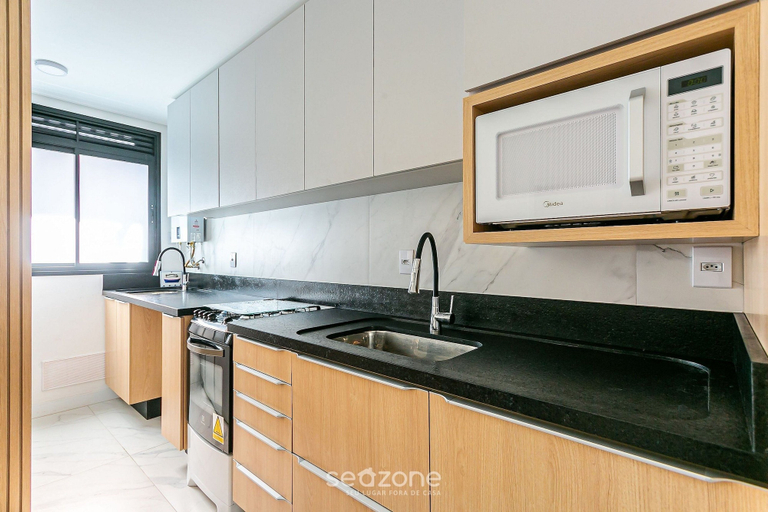 Private kitchen, Beautiful Apart 5 Minutes From Jurere Beach Epc025, Florianopolis