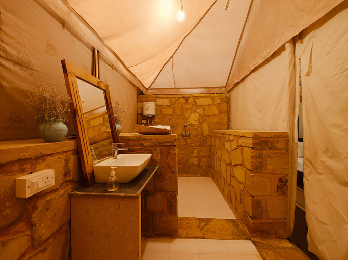 Bathroom 4, Venture Desert Camp, Jaisalmer