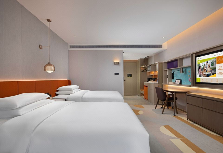 Bedroom 2, Home2 Suites by Hilton Shanwei Lufeng, Shanwei
