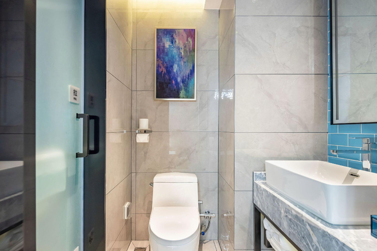 Bathroom 3, Echarm Hotel Chengdu Dafeng Fenghuang Mountain Sports Park, Chengdu