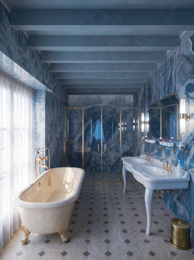 Bathroom, Palazzo Sogni, Florence