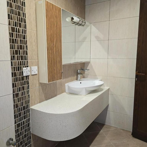 Bathroom, Manazilna Serviced Apartments, Riyadh