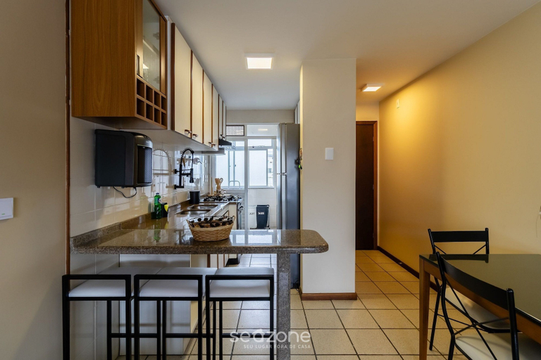 Private kitchen, Beautiful Apart Barbecue 100m From the sea Eab0201, Florianopolis
