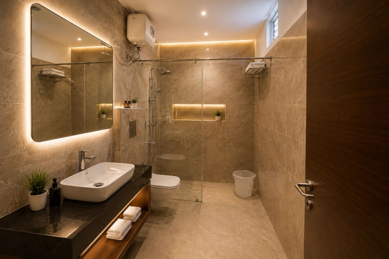 Bathroom 2, Hotel Element Stay By OTABoostup, Hyderabad