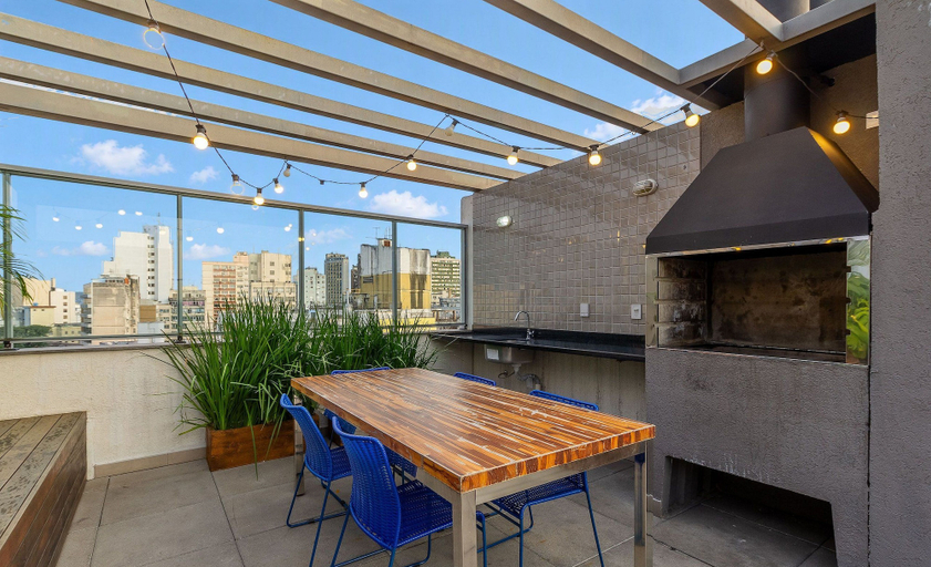 Outdoor dining, Studio Downtown Near Ccmq - Tco0501, Porto Alegre