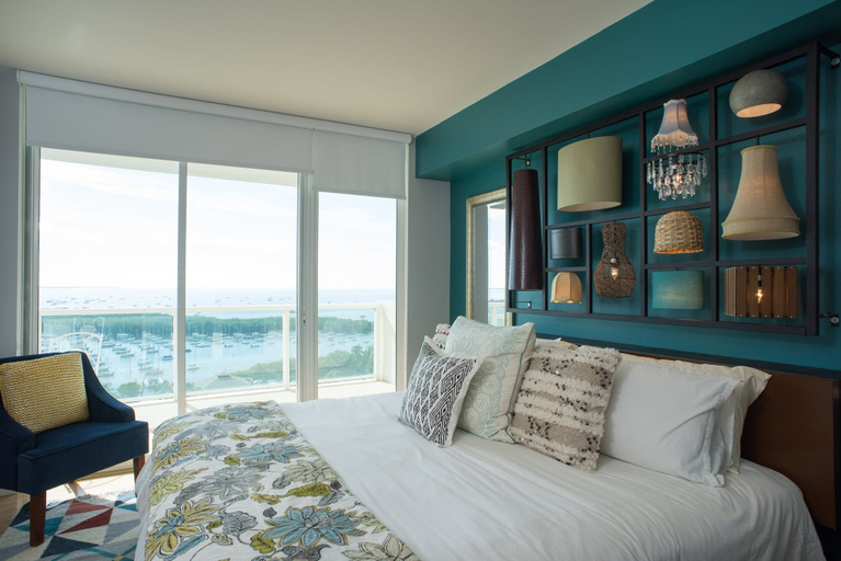 Bedroom 3, Coconut Grove 2/2.5 Apartment: Amazing Views Includes Parking, Miami-Dade