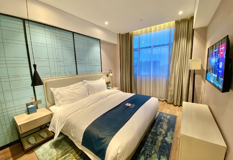 Bedroom 2, Echarm Hotel Wuhan Hannan, Wuhan