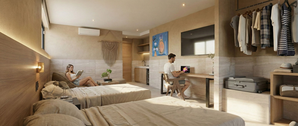 Room 2, Ámbar by Colmena - San José del Cabo, La Paz