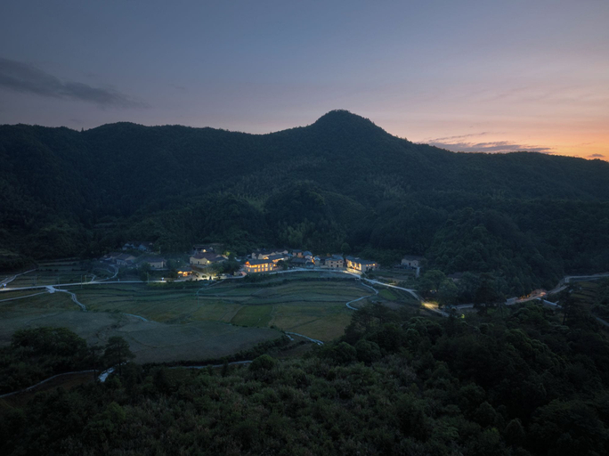 Aerial view, LOSTVILLA.Songyang, Lishui