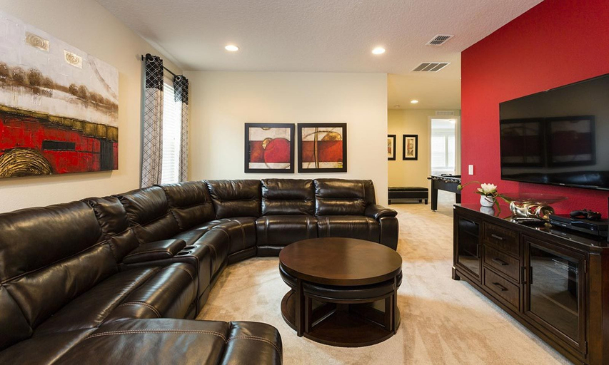 Living area 3, 10br Unique Encore Villa Water Park & Pool, Osceola