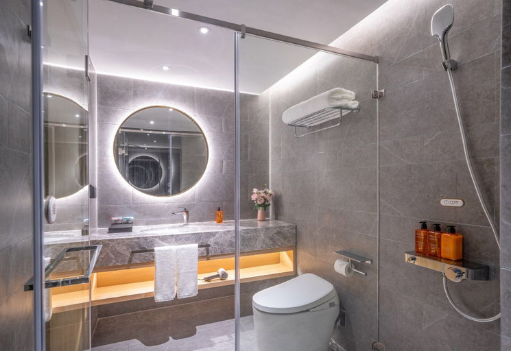Bathroom 3, Orange Hotel Wuhan Optics Valley Chuangye Street, Wuhan