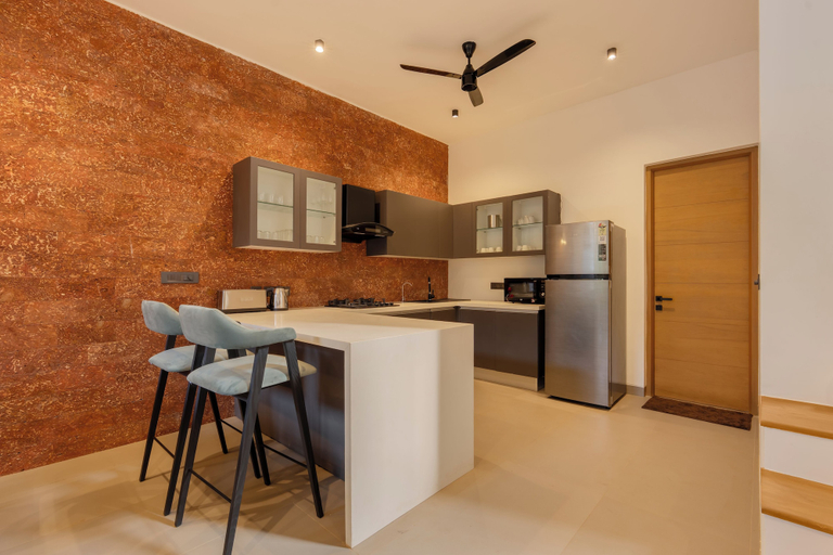 Private kitchen 3, ELIVAAS Signature Coco Baia 3BHK Villa, North Goa
