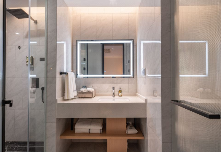 Bathroom 3, Ginza Jiayue Select Hotel Guanxian Guanyichun Road Branch, Liaocheng