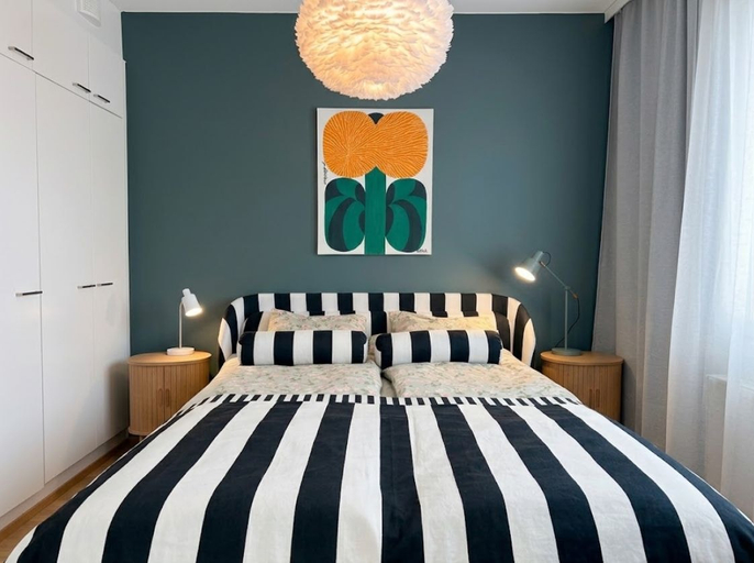 Room, Stylish 1BR Apt with Prime Location, Uusimaa