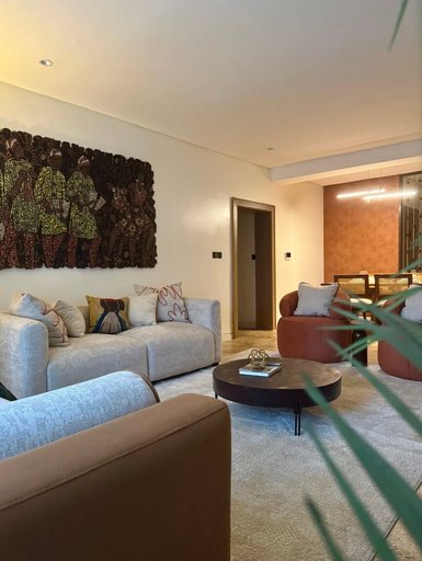 Living area 2, NERI STAY APARTMENT, AbujaMun