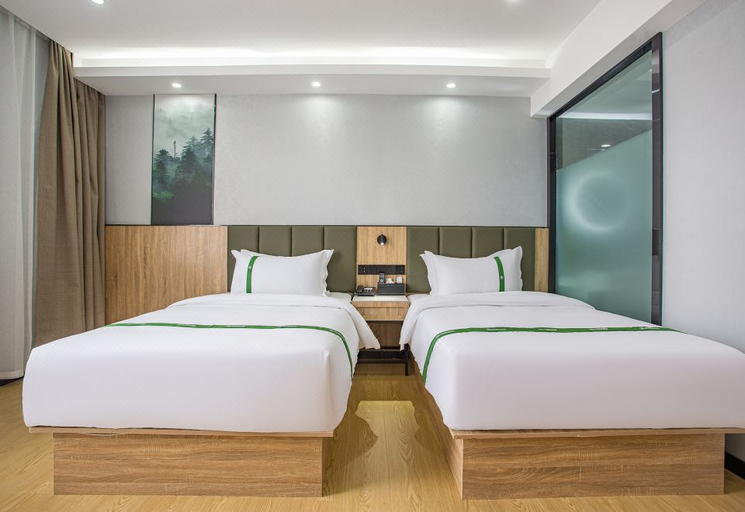 Bedroom 2, GreenTree Inn (Chuxiong Xianren Ancient Town Shop), Chuxiong Yi
