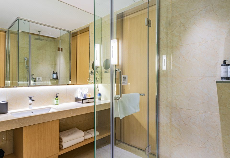 Bathroom 3, Rezen Select Hotel Guanghan High-Speed Railway Station, Deyang