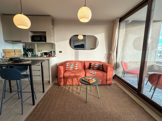 Living area 4, Nuevo - Metro - vista a la ciudad, Cordillera