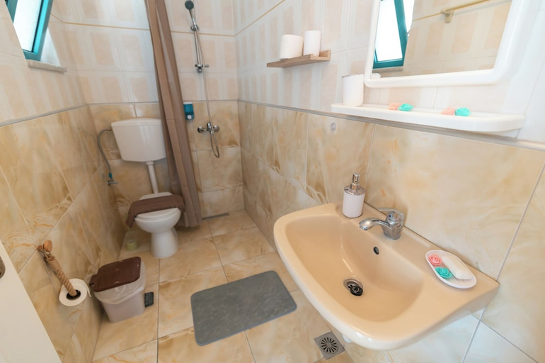Bathroom 5, Angela & Thalia Apartments, South Aegean