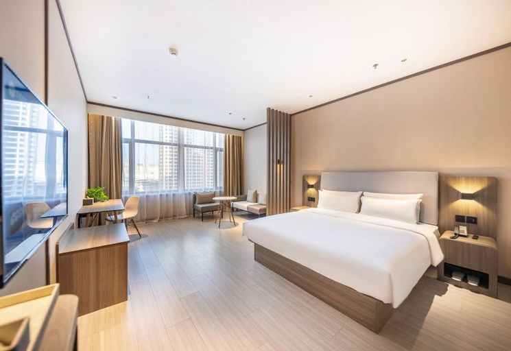 Bedroom 3, Hanting Hotel Longxi People's Square, Dingxi