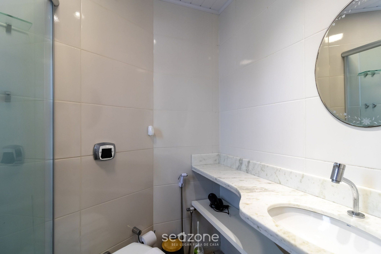 Bathroom 2, Beautiful Apart Barbecue 100m From the sea Eab0201, Florianopolis