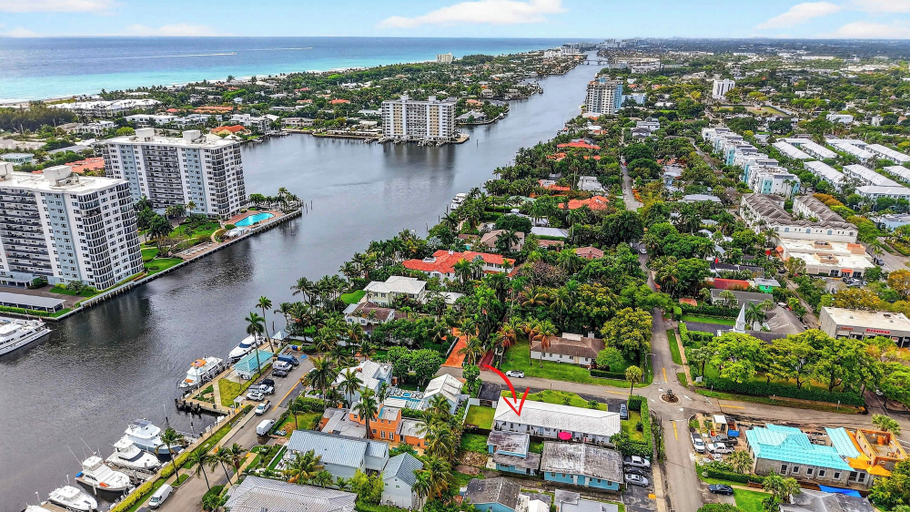 Aerial view 2, Marina Row 2 Coastal Studio, Palm Beach
