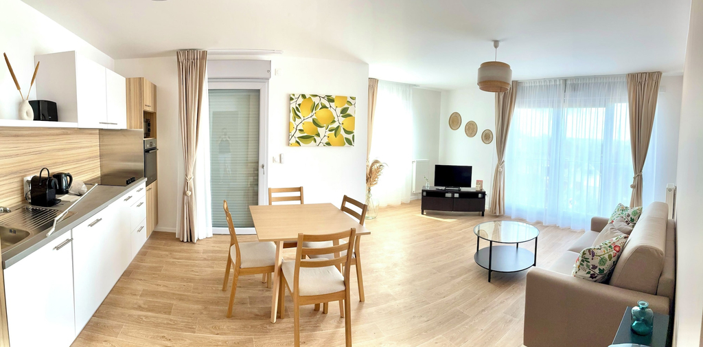 Living area, APPART ONE ERAGNY, Val-d'Oise