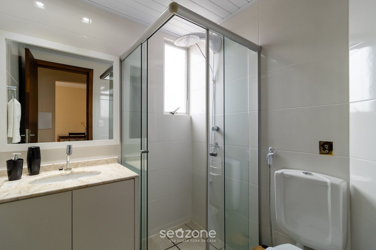 Bathroom 3, Beautiful Apart Barbecue 100m From the sea Eab0201, Florianopolis