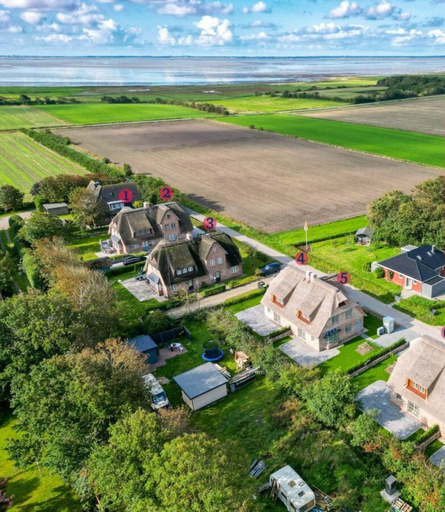 Exterior 2, Holiday Home in Borgsum With Swimming Pool, Nordfriesland