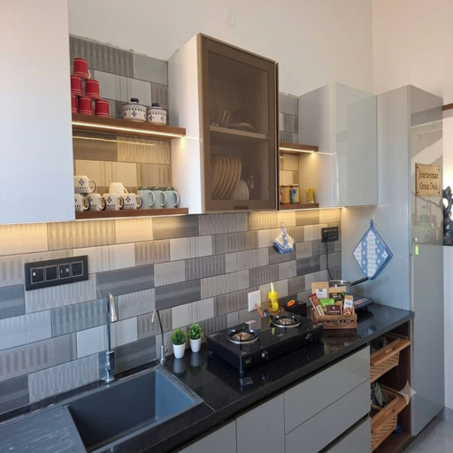 Private kitchen 5, Journeyman Ocean Deck-BeachvillawithPool, Viluppuram