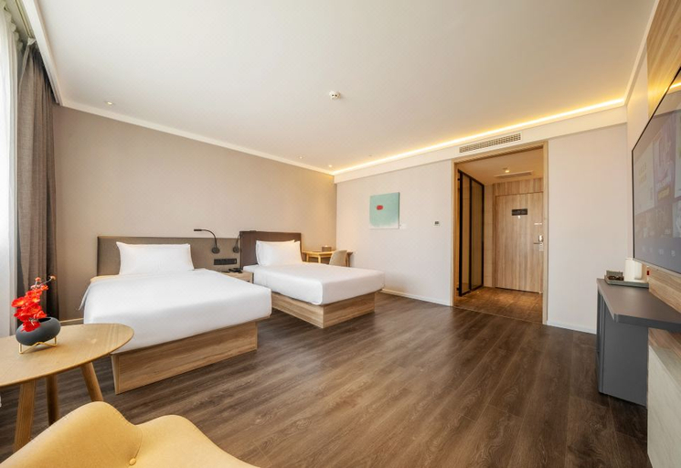 Bedroom 2, Qingting Hotel (Qingyang Dongfang Lijingmao), Qingyang