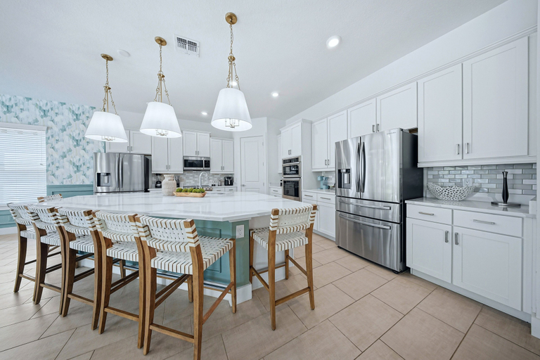 Private kitchen 2, Glamorous Getaway With Themed Bedrooms at Reunion, Osceola