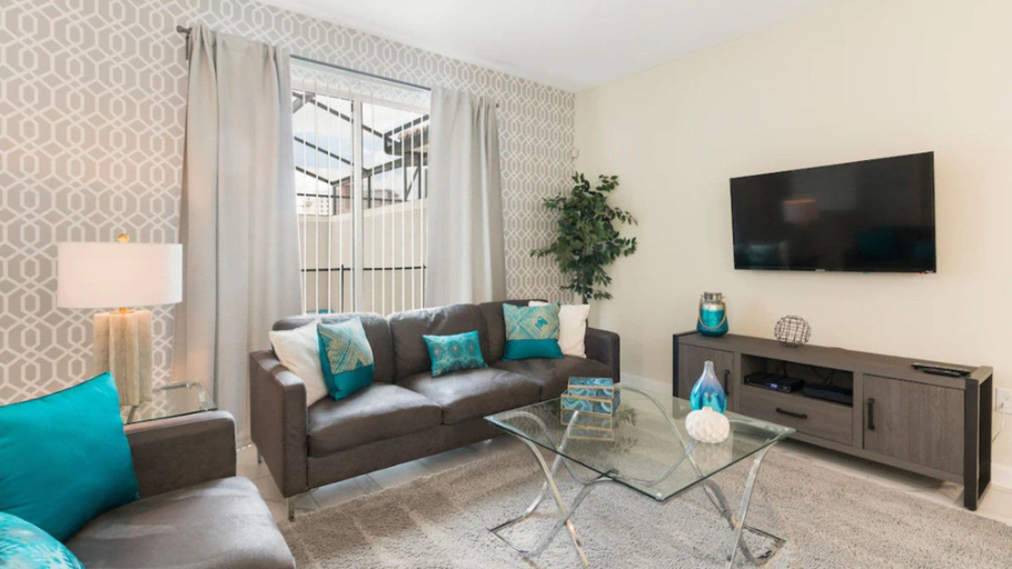 Living area 3, 4-bedroom House With Private Pool in Storey Lake, Osceola