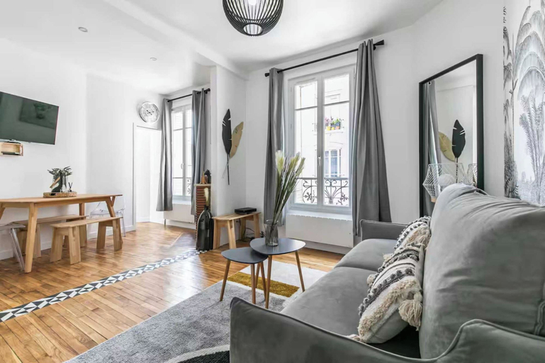 Living area 5, Apartment Modern - 2br/6p - Montreuil- Near Paris, Seine-Saint-Denis