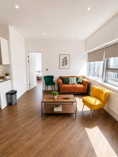 Living area 4, Two Bedroom two Bathroom at Croydon City Center, London