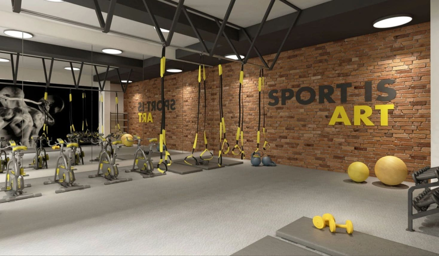 Fitness facility, Edificio Sento Compañia by Domus Travels, Santiago