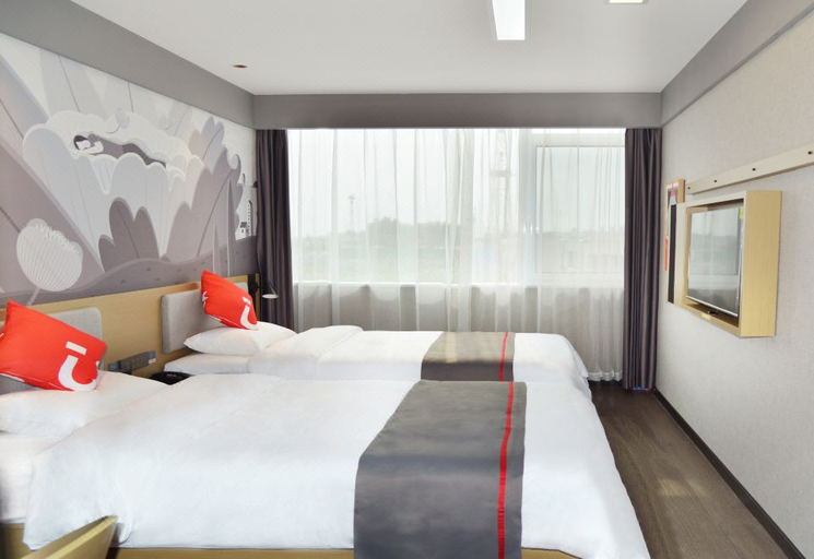 Bedroom 2, Thank Hotel Dezhou Linyi Yanlu International, Dezhou