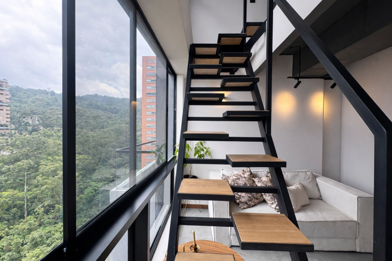 Interior 5, Luxury Duplex with City Views, Medellín