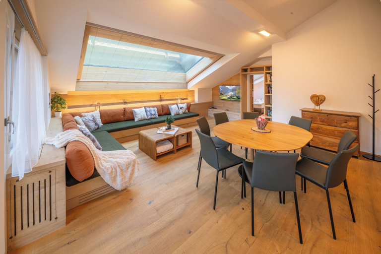Living area 4, Sky Penthouse with matterhorn view, Visp