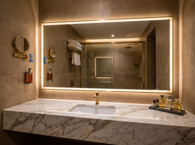 Bathroom 4, Valention Hotel, Selçuklu