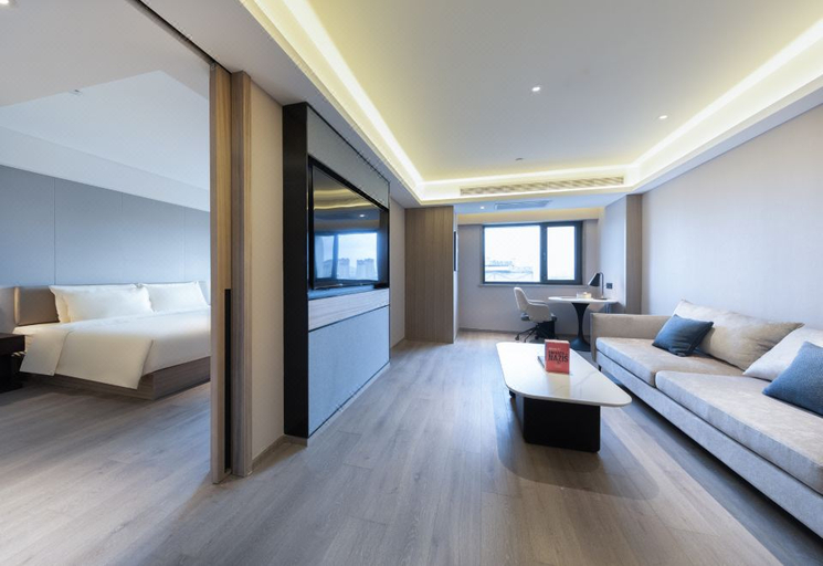 Bedroom 2, Atour Hotel Ji'nan East Jingshi Road Sunac, Jinan