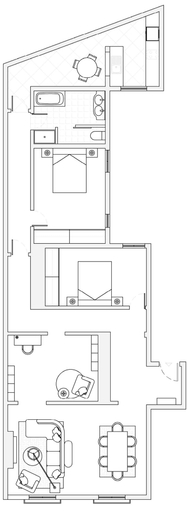 Room 5, M Fer54d Luminoso Piso de 2 Dormitorios con Balco, Madrid