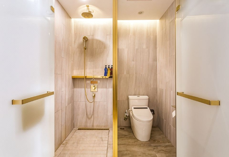 Bathroom 3, Manxin Hotel (Beijing Qianmen Temple of Heaven North Gate, Qiaowan Subway Station), Beijing