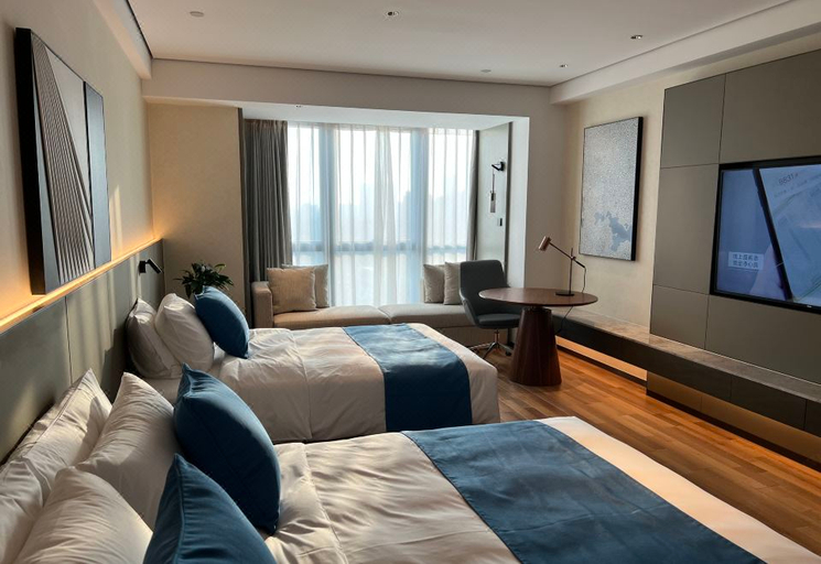 Bedroom 2, Madison Hotel Qingdao West Coast City Balcony, Qingdao